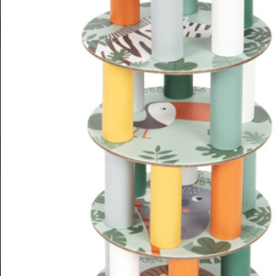 Jenga do Safari | Torre oscilante | Small Foot