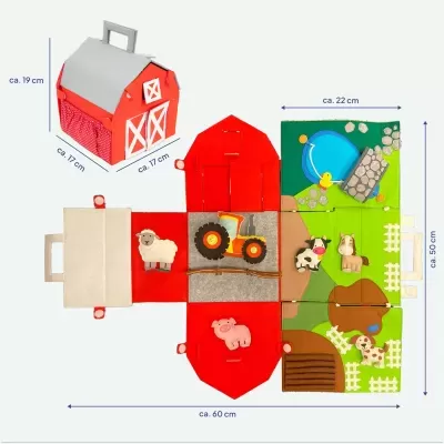 Vida na Quinta Tapete Sensorial | Quiet Book