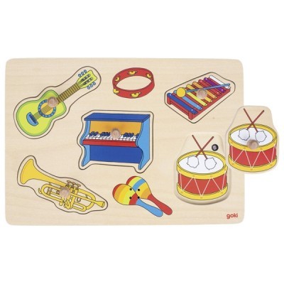 Os Instrumentos Puzzle com SOM | Goki