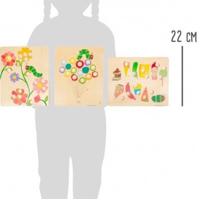 Jogo de Cores e Contagem A Lagartinha Comilona