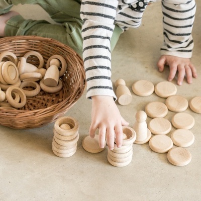 Nins, Argolas e Moedas Natural | Grapat