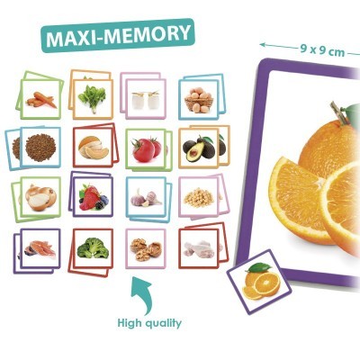 Jogo da Memória Maxi Alimentos Saudáveis | Akros