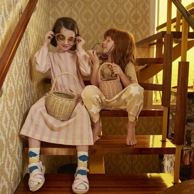 Cesto Grande de Bagas Silvestres Rattan | Olli Ella