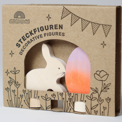 Coelho e ovo de Páscoa Set de 2 | figura decorativa - Grimm's
