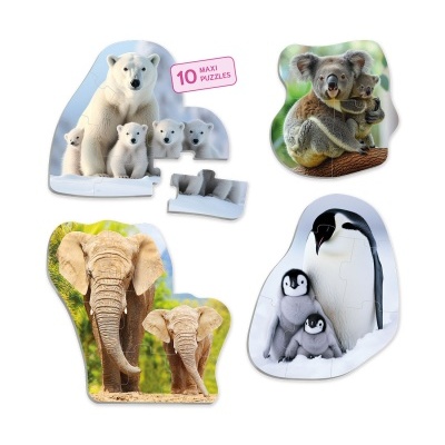 Puzzles Os Animais e suas Crias | Akros