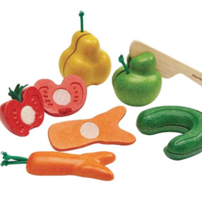 Frutas e Vegetais com velcro | Plan Toys