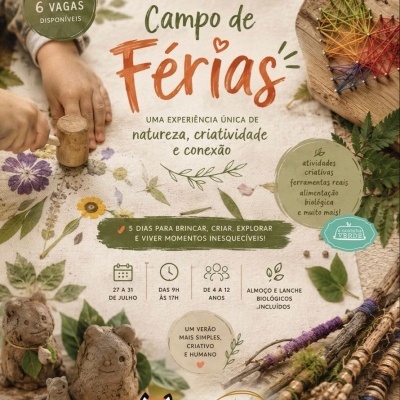 Campo de Férias Bosque Feliz | de 27 a 31 de Julho