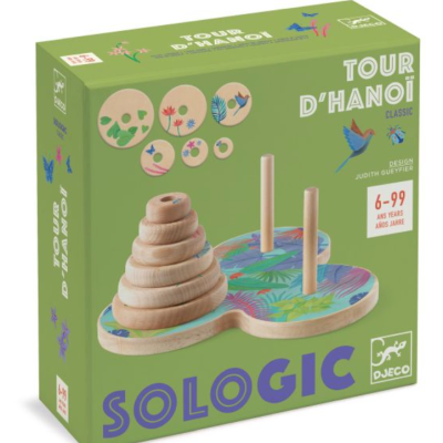 Torre de Hánoi | Jogo de Lógica | Djeco