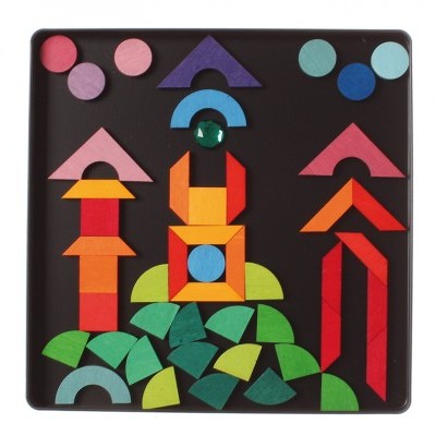 Puzzle Magnético Triângulo, Quadrado, Círculo - Grimm's