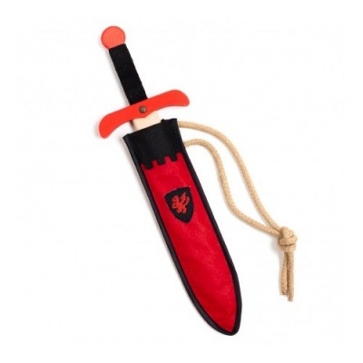 Espada Vermelha & Bolsa Baeta de Atar na Cintura