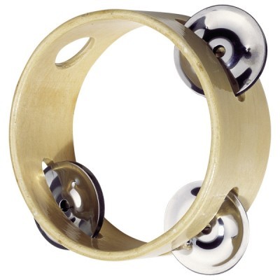 Pandeireta Aberta com 3 Sinos | Goki