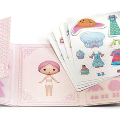 Caderno com Autocolantes Removíveis | Lilypink | Djeco