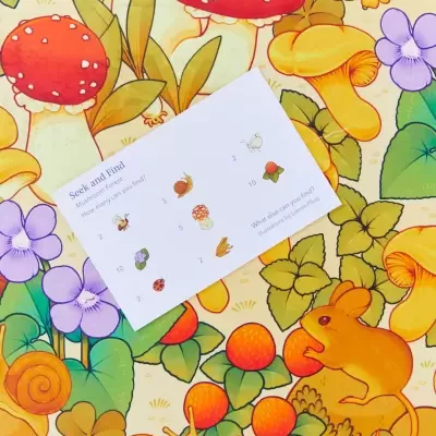 Seda Cogumelos | Procura e Descobre | Sarah's Silks