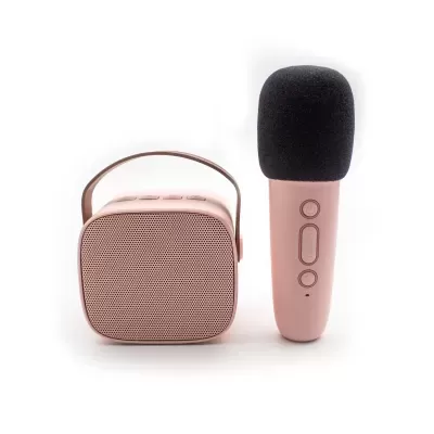 Microfone e Coluna Rosa | Lalarma