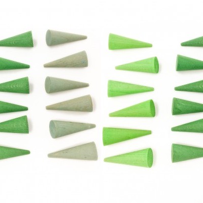 Cones Verdes Peças Soltas | Grapat