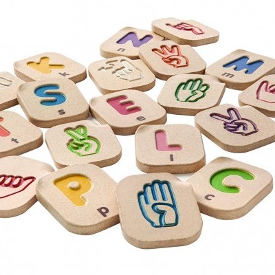Alfabeto Linguagem Gestual - Plan Toys