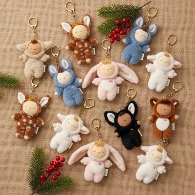 Cozy Bag Charm Raposa Finnley | Olli Ella