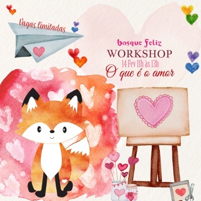 O que é o amor | Workshop de Atividades & Leitura