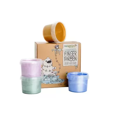 "Mika" Urso Polar Tinta de Dedo Natural e Vegan | Neogrun