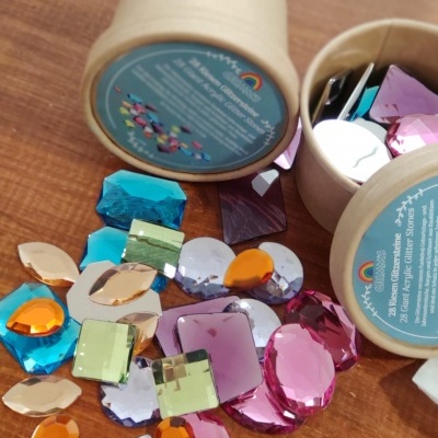 XXL Pedras Coloridas Acrílicas | 28 peças