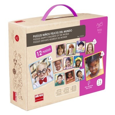 Puzzles Crianças Felizes do Mundo | Akros