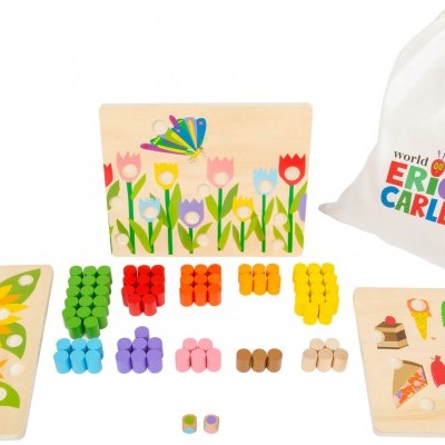 Jogo de Cores e Contagem A Lagartinha Comilona