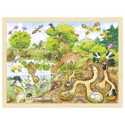 Puzzle de Peças GRANDE Exploração Natureza | Goki