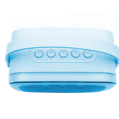 2 Microfones e Coluna Azul com LED | Lalarma