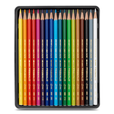 18 Lápis Aquareláveis PRISMALO | Caran D'Ache