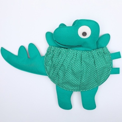 Dinossauro de Viagem | Livro Sensorial | Quiet Book