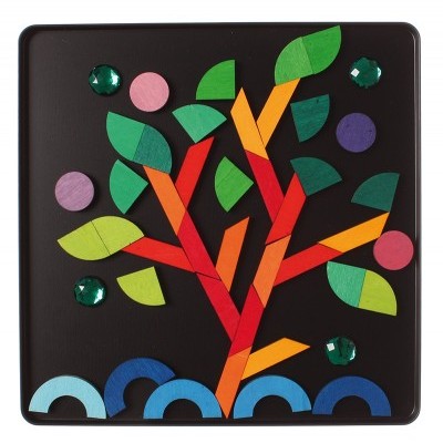 Puzzle Magnético Triângulo, Quadrado, Círculo - Grimm's