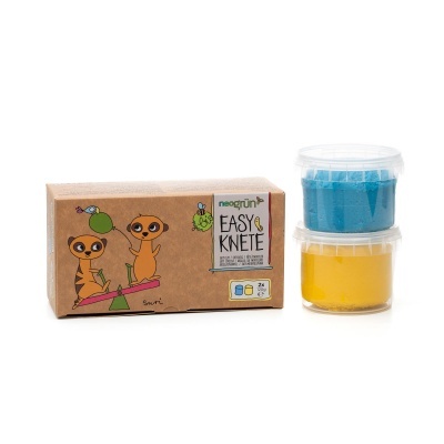 "Suri" Plasticina Infantil Natural e Vegan | Azul & Amarelo | Neogrun