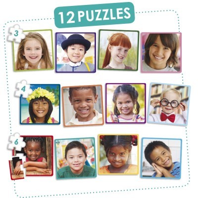 Puzzles Crianças Felizes do Mundo | Akros