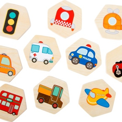 Jogo de Memória Os Veículos | Small Foot