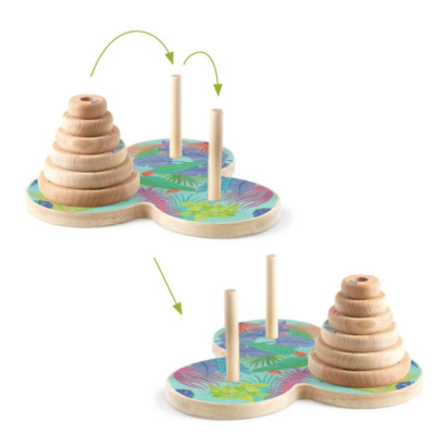 Torre de Hánoi | Jogo de Lógica | Djeco