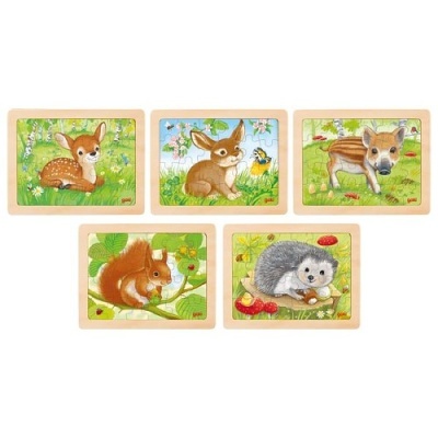 Animais da Floresta | Puzzle Pequeno