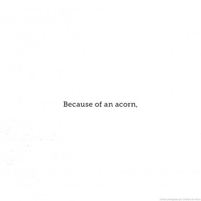 Because Of An Acorn