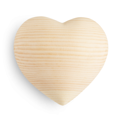 Coração de Madeira | Médio