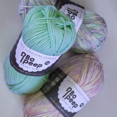 novelos de lã coloridos da marca Bo Peep Luxury