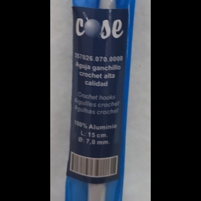 Agulha de crochet de alumínio embalada