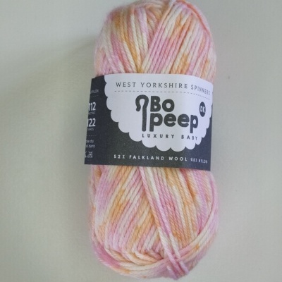 Novelo de lã colorida com etiqueta preta Bo Peep Luxury Baby