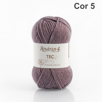 Novelo de lã Rosários 4 TEC cor 5