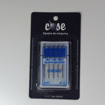 Embalagem com agulhas de máquina de costura standard tamanho 90/14