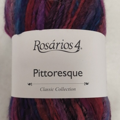 Novelo de fio multicolorido Rosários 4 Pittoresque Cor 7