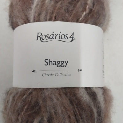 Novelo de fio peludo Shaggy da Rosários 4 cor 1