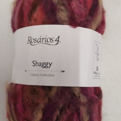 Novelo de lã Shaggy Rosários 4 Cor 25