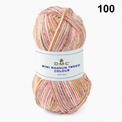 Novelo de lã multicolorida DMC Mini Magnum Tweed