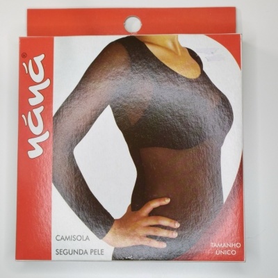 Embalagem de camisola segunda pele preta Yséna