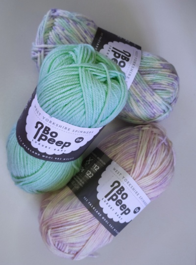 novelos de lã coloridos da marca Bo Peep Luxury