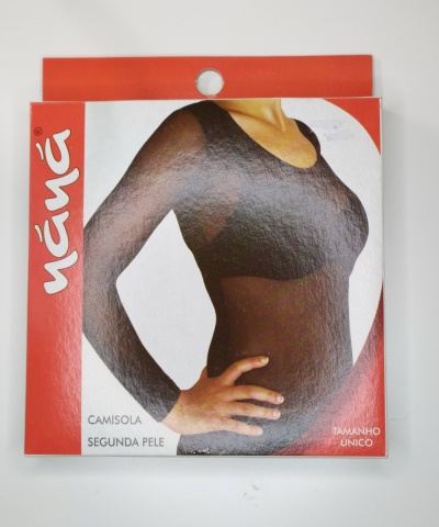 Embalagem de camisola segunda pele preta Yséna